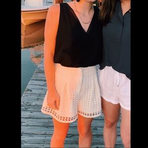 White finders keepers shorts